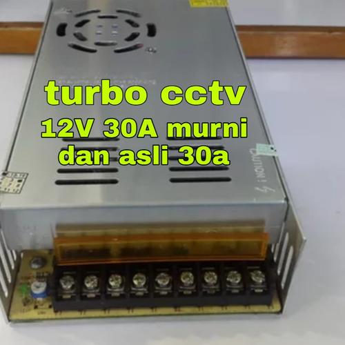 jual adaptor 12v 30a power supply switching led jaring 30 ampere 12 volt jakarta pusat turbo cctv tokopedia
