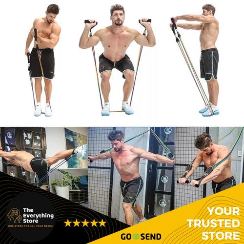 Foto Produk Set Tali Olahraga Pintu Serbaguna/ 11 set alat Fitness dan Gym Dirumah dari TheEverythingStore