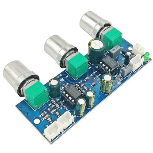 Foto Produk HIFi 2.1 Stereo+Subwoofer Pre-Amplifier Bass Tone Control LFE Filter dari mirorim