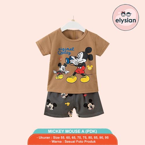 Foto Produk SETELAN BAJU TIDUR ANAK LAKI-LAKI IMPORT PENDEK MICKEY MOUSE A ELYSIAN - MICKEY A PDK, Size 55 dari ElysianOfficialShop