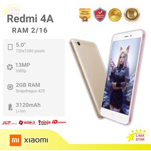 Foto Produk Xiaomi Redmi 4A 2/16GB - Abu-abu dari LimaStar