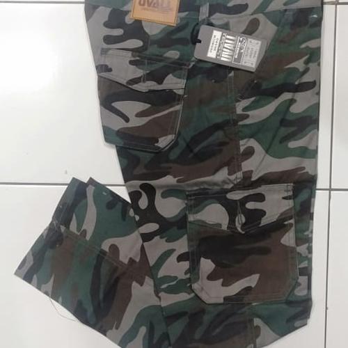 Foto Produk Celana Kargo Panjang Big Size 36 38 Cargo Loreng Army Jumbo Oversize - Hijau, 38 dari SheOLSTORE