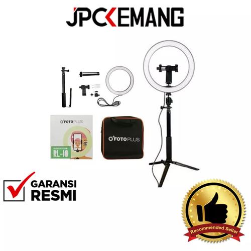 Foto Produk FotoPlus RL-10 RL10 Ring Light Bi Color Combo Kit GARANSI RESMI dari JPCKemang