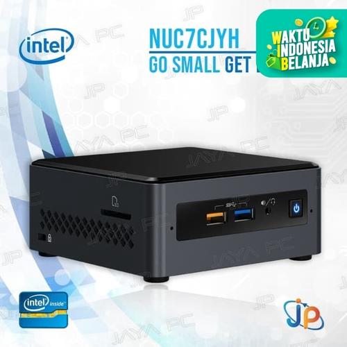 Foto Produk Intel Nuc Mini Pc NUC7CJYH Kit Barebone - Intel Celeron Quadcore J4005 dari Jaya PC