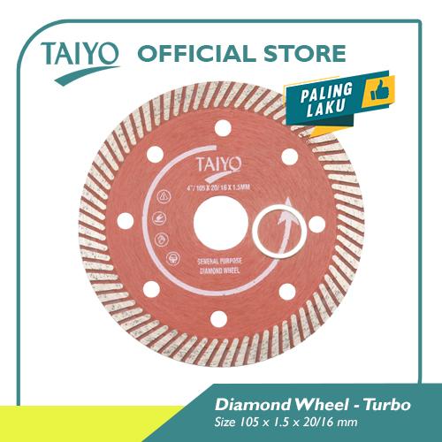 Foto Produk Taiyo Diamond Wheel Turbo For Marble & Granite 105mm dari Taiyo Perkakas Official
