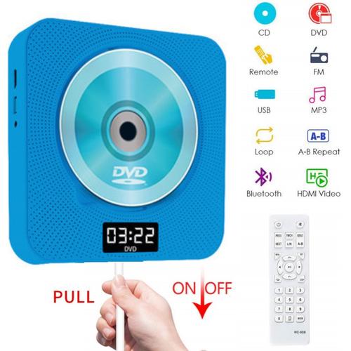 Jual Portable Bluetooth DVD / CD Player, WallMounted DVDs Player