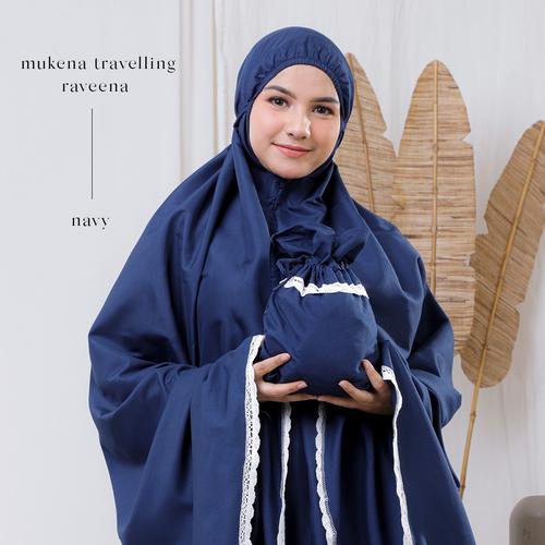 Foto Produk MUKENA DEWASA TRAVELLING KATUN RAVEENA (NAVY) dari Pusat Mukena Indonesia
