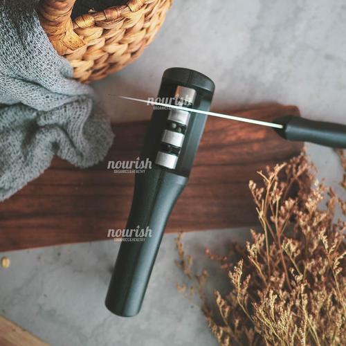 Foto Produk Shapu-Ichi Triple Head Knife Sharpener Alat Pengasah Pisau Gunting dari Nourish Indonesia