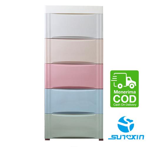 Foto Produk PLASTIC STORAGE CABINET ,LEMARI/LACI PLASTIK 5 SUSUN , LEMARI BAJU dari SUNXIN