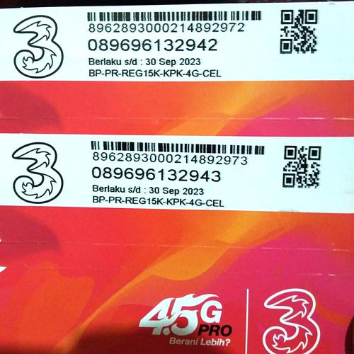 Jual Nomor Cantik Tri 2 Kota Bandung Konter G1 Mobile Tokopedia