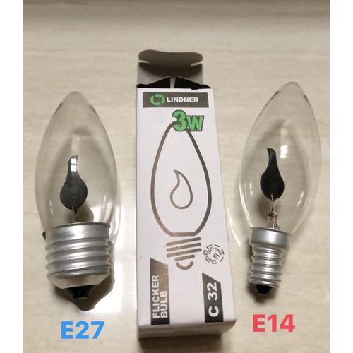 Foto Produk Sale ! Lampu bohlam led api lilin candle 3 watt ulir e14 e27 murah dari Cindy Lighting
