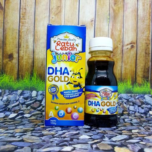 Foto Produk madu anak kombinasi lengkap nutrisi sehat DHA GOLD RATU LEBAH 150 g dari zhamamy herbatonik