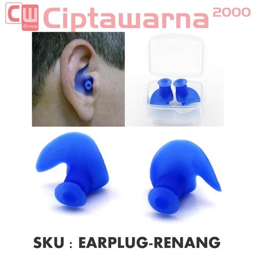 Foto Produk Penutup Telinga Ear Plug Renang Anti Air - Blue dari Cipta Warna