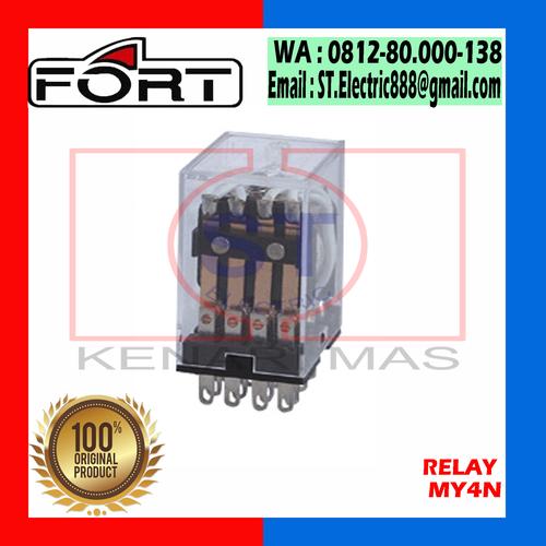 Jual Relay FORT / MY4N / 220VAC, 24DC, 12VDC - Jakarta Pusat - ST ...