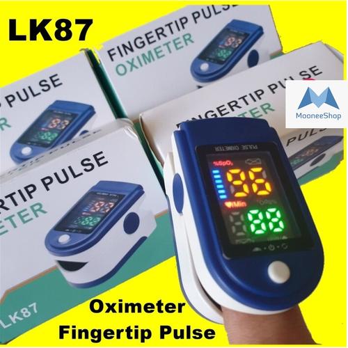 Foto Produk Oximeter Fingertip Pulse Oxymeter LK87 LCD Full Colour Oximeter LK 87 dari Moonee Shop
