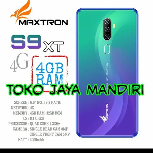 Jual Hp Android Smartphone Maxtron S9 Xt 4glte Ram 4gb Rom 32gb Garansi Kota Tangerang Selatan Tokojayamandiri84 Tokopedia