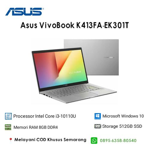Asus Vivobook K413FA-EK301T Intel Core i3-10110U RAM 8GB SSD 512GB di  Lazir_ind Tokopedia