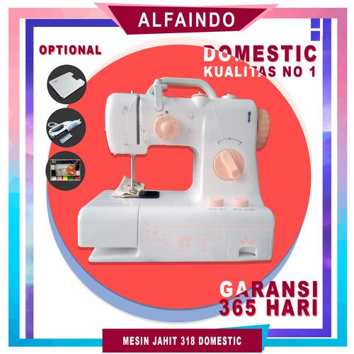 Gambar Mesin Jahit mini FHSM-318 Portable bisa jahit maju - mundur - PEACH dari AlfaIndo Kota Tangerang Tokopedia