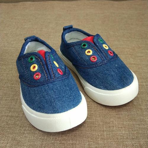 navy canvas shoes