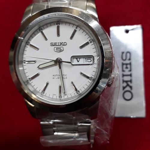 Jual Seiko Seiko 5 Automatics 21 Jewels SNKE49K1 Stainless Steel Silver  Original | ZALORA Indonesia ®