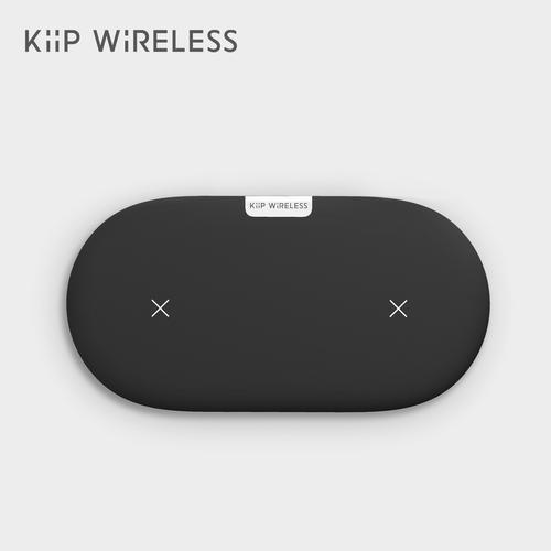 Gambar KIIP DUAL WIRELESS CHARGER PAD FAST CHARGING 10W - Hitam dari KIIP Official Store Jakarta Utara Tokopedia