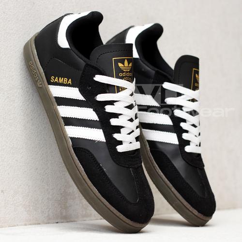 adidas samba hitam