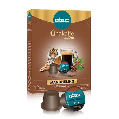 Foto Produk Coffee Capsule - Kopi Kapsul Excelso Unakaffe Mandheling Box dari Unakaffe System