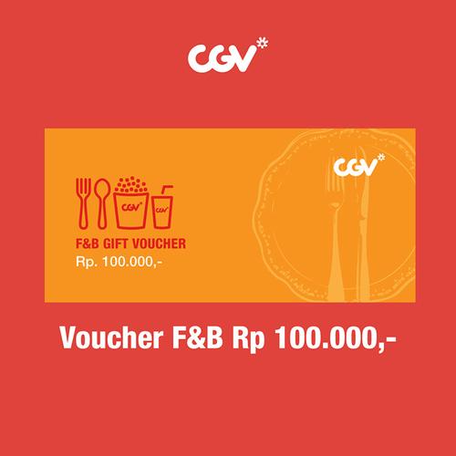 Foto Produk F&B Voucher CGV Cinemas IDR 100K - 1 pcs dari CGV CINEMAS