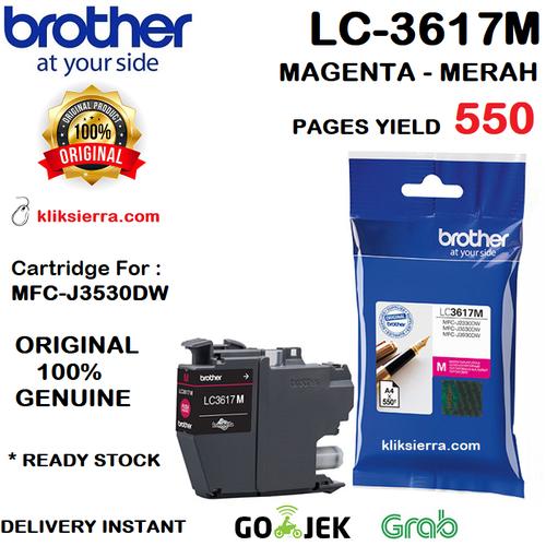 Foto Produk BROTHER Tinta LC-3617M | LC3617M | LC3617 M Original Magenta dari kliksierra