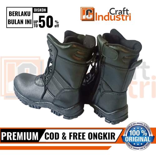 Foto Produk Sepatu PDL TNI Banser, Polisi, Security - Hitam, 39 dari Industri Craft CV