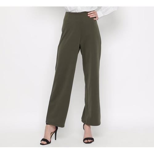 Foto Produk NYS.co Palazzo Pants Olive - S dari NYS.co Official Shop