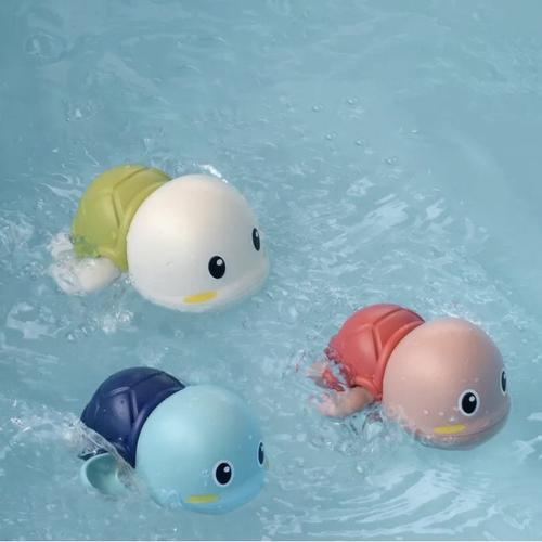 Foto Produk Mechanical Turtle Bath Toy - Mainan Air Mandi Kura Kura Anak Children - Red dari My Own Flashcards