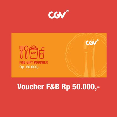 Foto Produk F&B Voucher CGV Cinemas IDR 50K - 2 pcs dari CGV CINEMAS