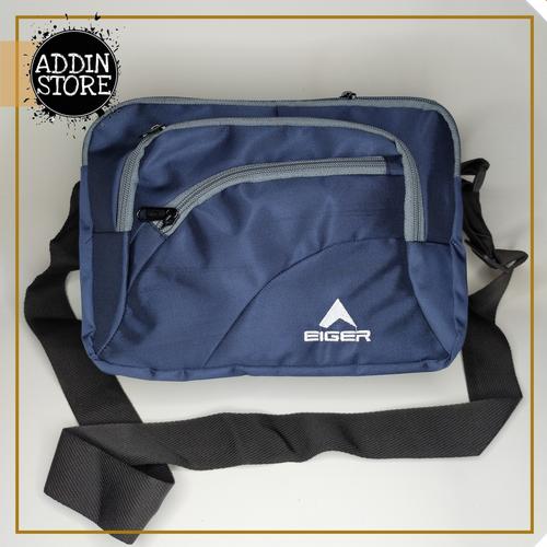 Foto Produk Sling Bag EIGER Tas Selempang EIGER MURAH Tas Pria Waistbag EIGER 042 - Biru dari Addin Official