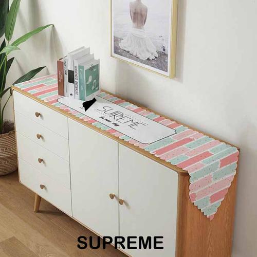 Foto Produk Velvet Table Runner Taplak Meja Makan Tamu Panjang Berudru Pastel - Supreme, Medium dari Le Carre