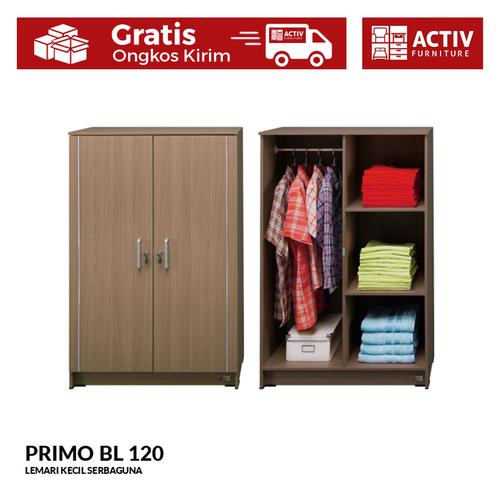 Promo Activ Lemari Kecil Minimalis Almari Pakaian Motif Kayu Primo Bl120 Kab Gresik Activfurniture Tokopedia