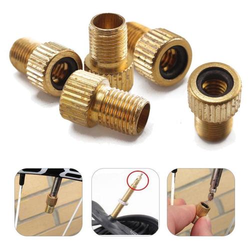 Foto Produk ADAPTOR Pentil Sepeda / Sambungan Konektor Pompa Sepeda Pentil Presta - Silver dari Price Priority