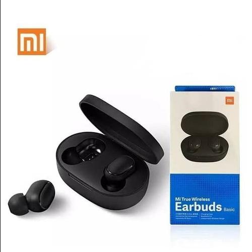 Foto Produk Redmi Airdots BLACK TWS Bluetooth Earphone Wireless Earbuds alt Airpod - Hitam dari GADZILA STORE