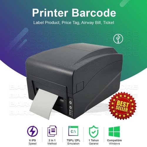 Gambar PRINTER BARCODE GPrinter GP-1224T ( 203 DPI Up to 6 IPS ) 2in1 Method dari Barcode Official Store Jakarta Pusat Tokopedia