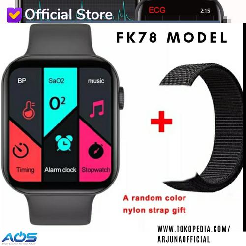 Jual Smartwatch IWO FK78 Amoled Series 6 model apple watch upgrade w46 -  Hitam - Kota Depok - Arjuna Official Store | Tokopedia