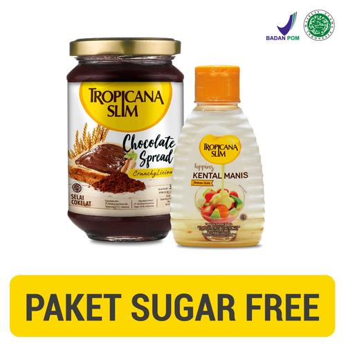 Foto Produk Tropicana Slim Chocolate Spread 300gr + Topping Kental Manis 150ml dari NutriMart