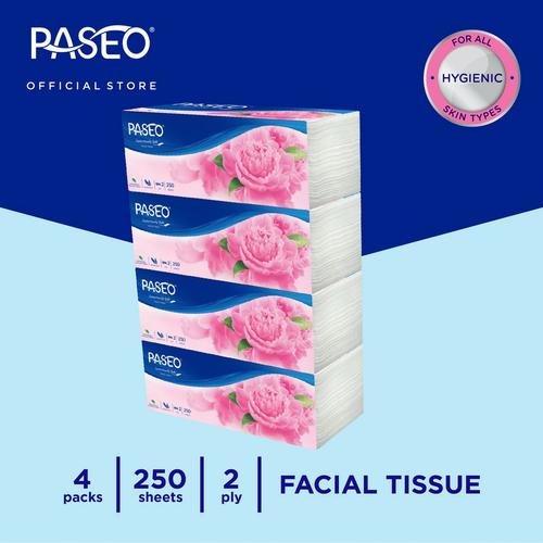 Foto Produk Paseo Elegant Tissue Wajah Soft Pack 250 Sheets x 4 Packs dari sale murah penpen