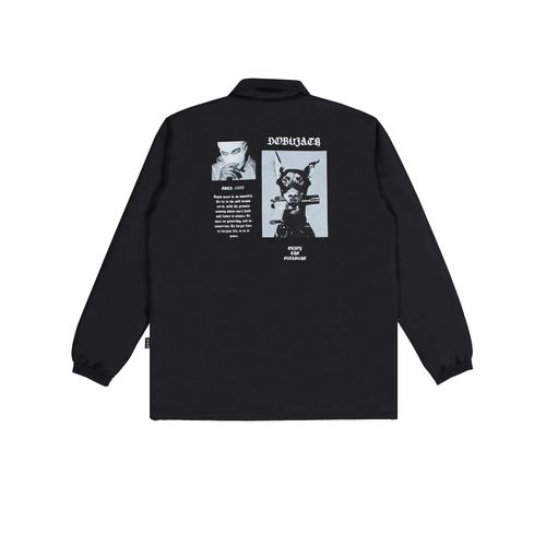 Gambar Dobujack Coach Jacket Beauty Death Black - Hitam, S dari DOBUJACK Kota Bandung Tokopedia