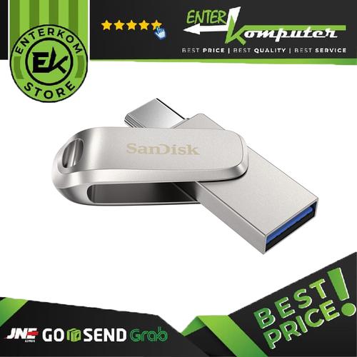 Foto Produk Sandisk Ultra Dual Drive Luxe Type C USB 3.1 64GB SDDDC4-064G-G46 dari Enter Komputer Official