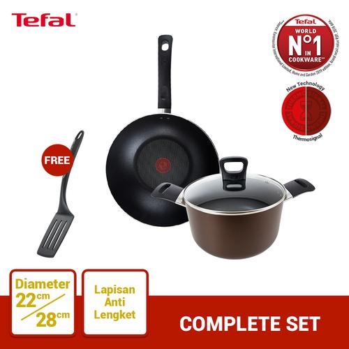 Foto Produk Tefal Wajan & Panci Complete Set 3 - Penggorengan dari TefalKrups Official