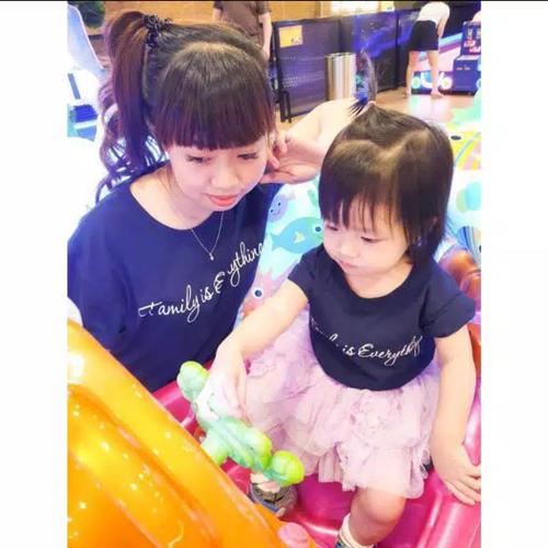 Foto Produk KAOS WANITA LCC KAOS COUPLE LCC kaos couple keluarga kaos anak famly - Navy, Anak M dari yulius86