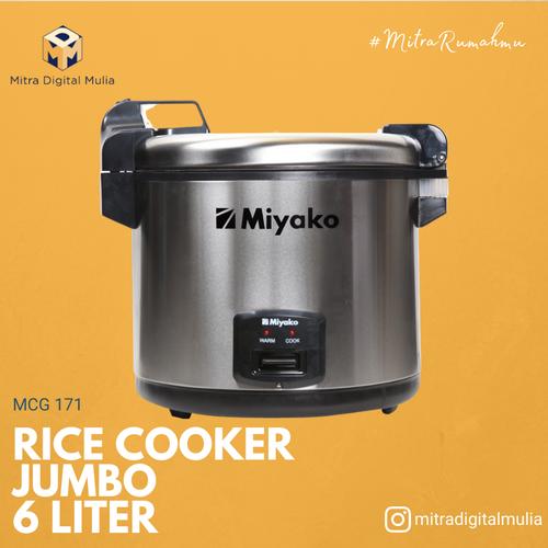 Gambar Miyako MCG 171 Rice Cooker/Magic Com Jumbo 6 Liter dari Mitra Digital Mulia Kota Tangerang Tokopedia
