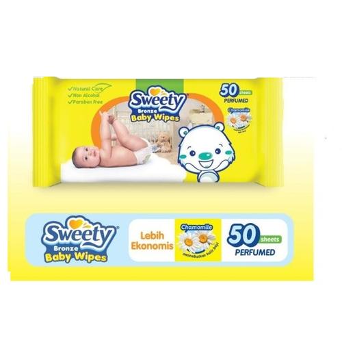 Foto Produk Sweety Baby Wipes Bronze Bogo Tisu basah Bayi 50S - BOGO ISI 2 PCS dari i do my hobbies