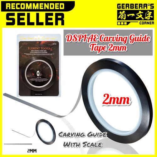 Promo DSPIAE Carving Guide 2mm Panel Line Tape Dymo Tape Scribing Tape Ori Kota Bekasi