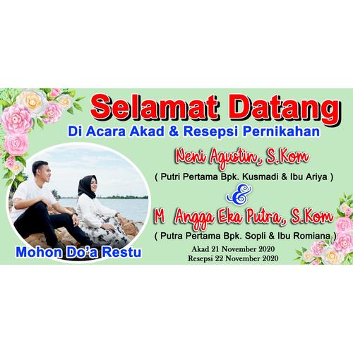 Jual Banner Pernikahan Terbaru Kota Palembang Partyy Timee Tokopedia